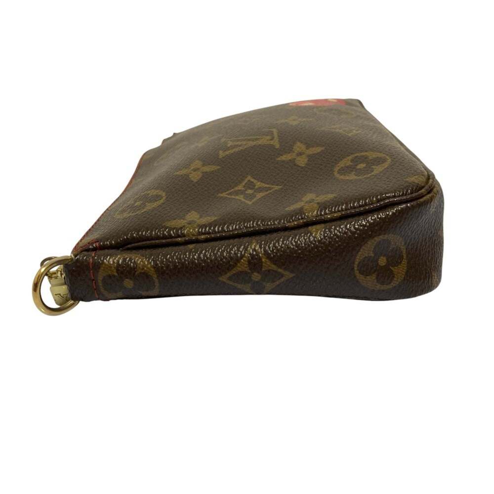 LOUIS VUITTON Authentic Brown Monogram Pochette Pouch - Picture 3 of 12